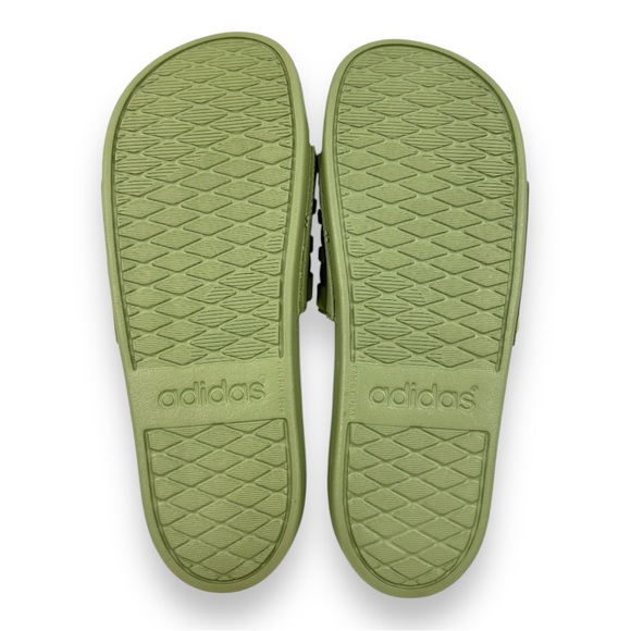 Adidas ADILETTE COMFORT SLIDES Color Tent green Size 10 men 11 wom new with box - Picture 5 of 8